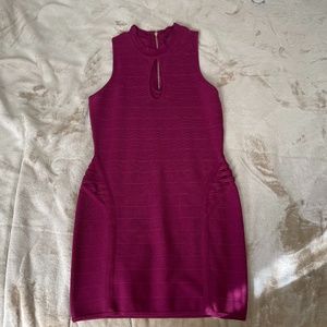 GUESS Maroon Bandage Dress